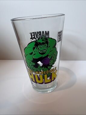 Marvel The Incredible Hulk Glass - Green, Purple, Yellow